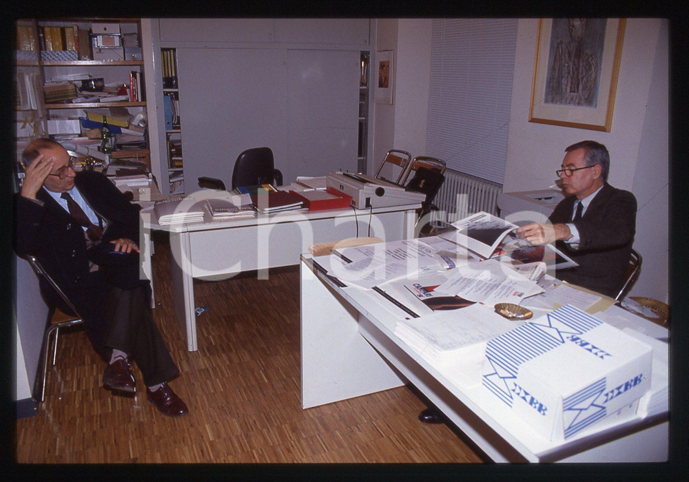 35mm vintage slide* 1992 MILANO Enrico DE MITA Paolo MARTELLI (2)