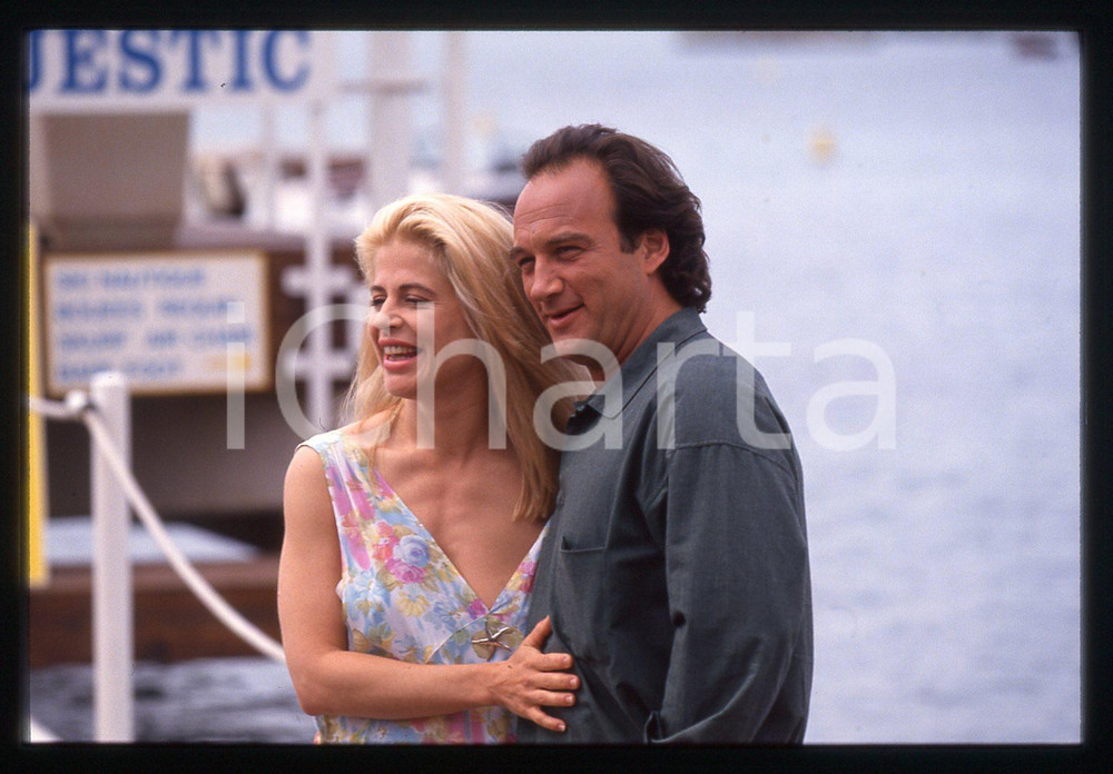 35mm vintage slide* 1994 FESTIVAL CANNES - Linda HAMILTON e Jim BELUSHI (24)