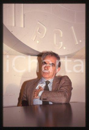 Mario TRONTI - ITALY Portrait of member of the PCI 1989 ca *35mm vintage slide 4