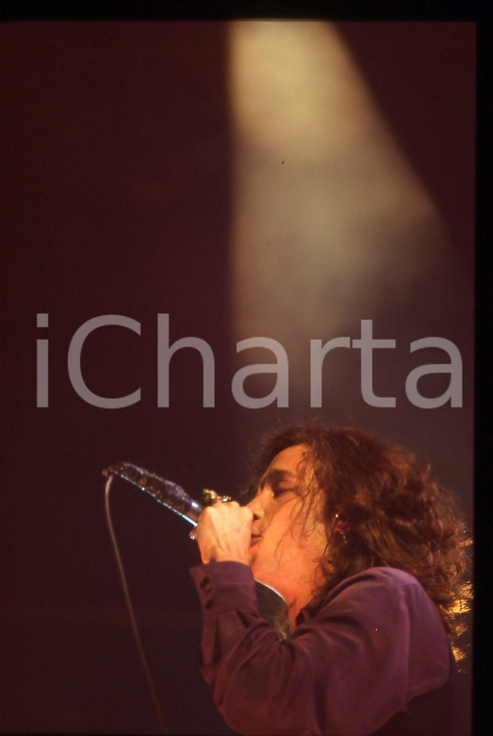 35mm vintage slide* 1990ca MUSICA Enrique BUNBURY degli HEROES DEL SILENCIO (28)