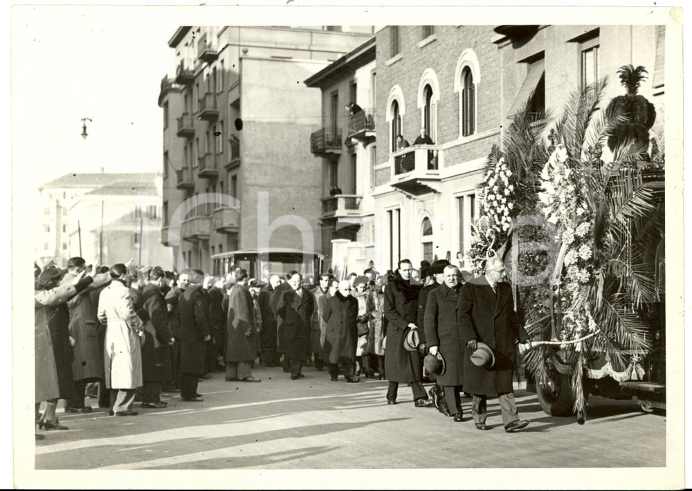 Fotografia d epoca originale 1939 MILANO I funerali del Gr. Uff. Alberto TORSIELLO Fotografia 1