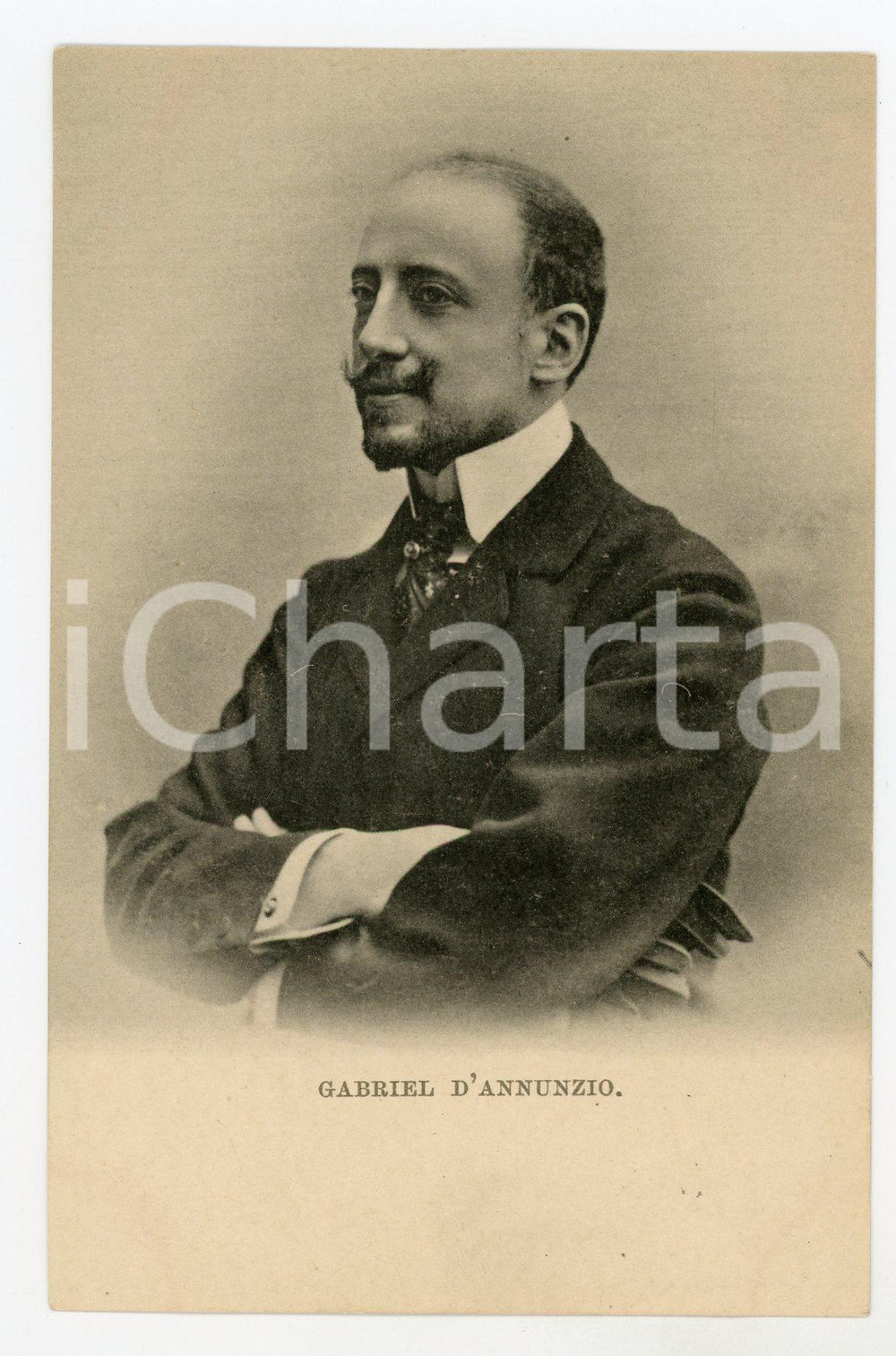 1900 ca FRANCE Gabriel D'ANNUNZIO Ecrivain italien - Carte postale vintage  Cartolina postale d'epoca, non viaggiata.CONDIZIONI: GFORMATO: FP    originale e autentica 1