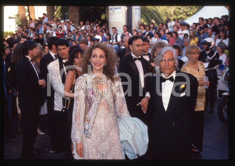 35mm vintage slide* 1994 CANNES Marisa BERENSON Costanzo MUTTI (8)