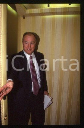 35mm vintage slide* 1990 ca MILAN President of MOODY's John Augustus BOHN (21)