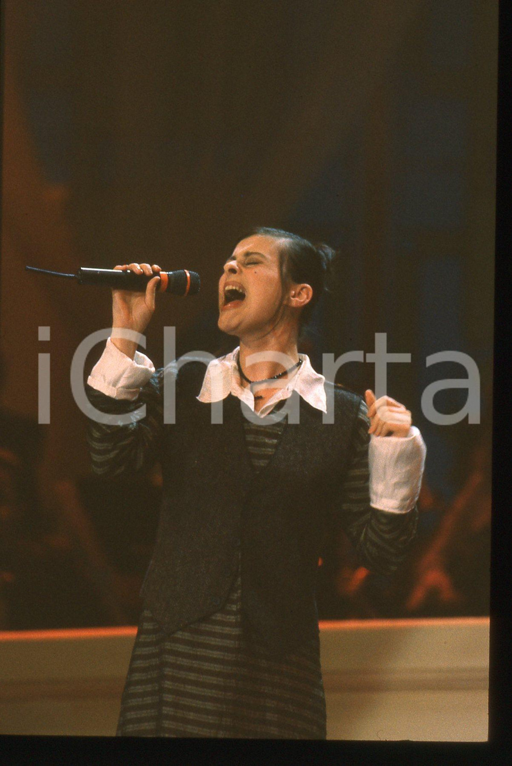 35mm vintage slide* 1993 FESTIVAL ITALIANO Lisa STANSFIELD Ritratto cantante 13