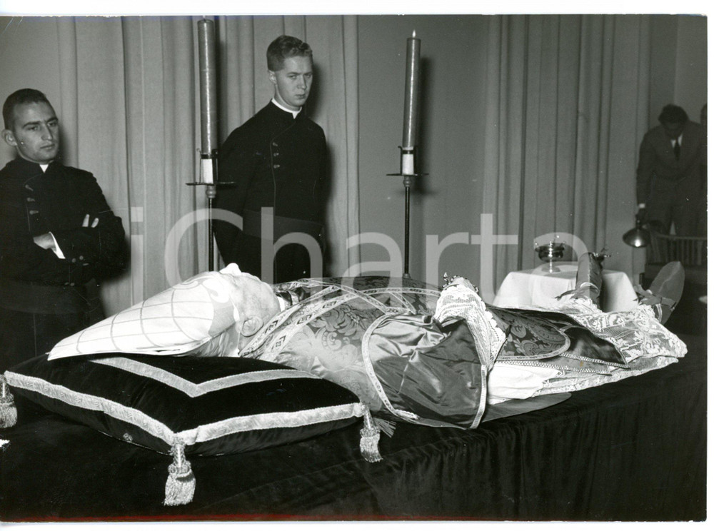 1958 ROMA Salma Card. Edward Aloysius MOONEY deceduto il giorno del Conclave