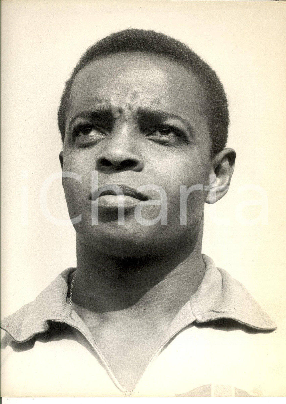 Fotografia d epoca originale 1970 ca CALCIO Ritratto del giocatore Antonio LIMA DOS SANTOS Foto 22x30 cm 1