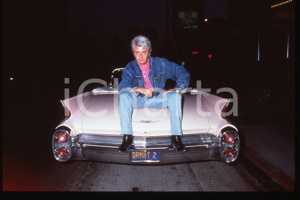 35mm vintage slide* 1989 LOS ANGELES Marc CERRONE Ritratto del cantante (9)