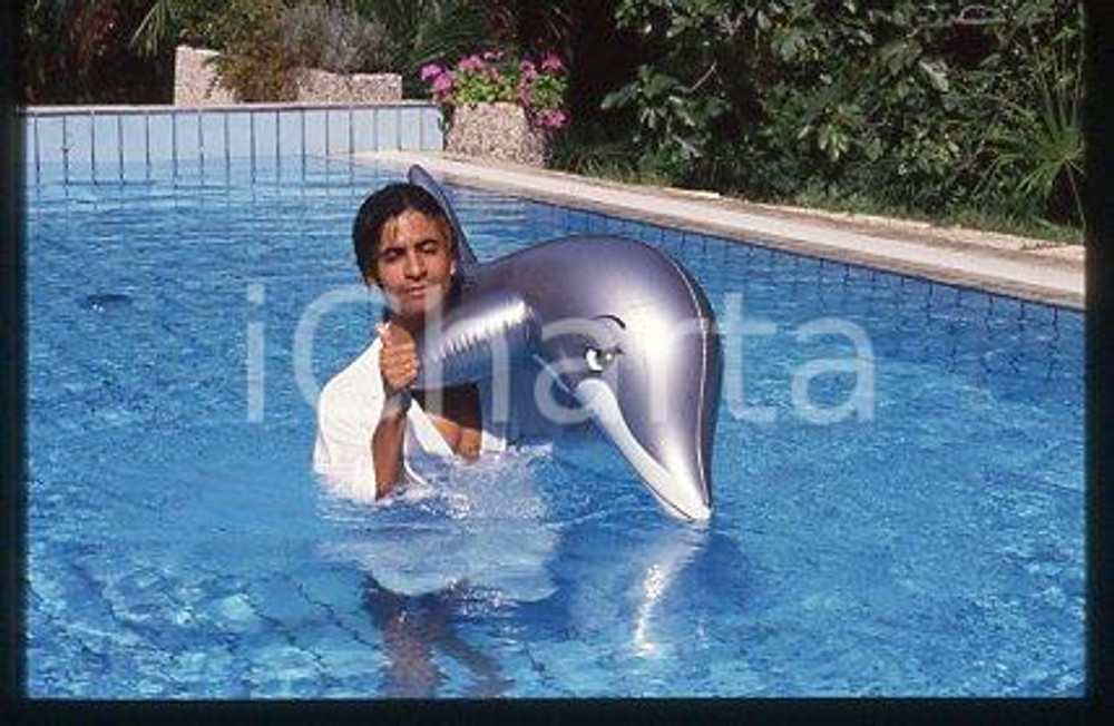 35mm vintage slide* 1987 ca MUSIC GEORGIO ALLENTINI African-American singer (39)