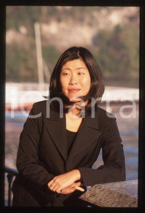 35mm vintage slide* 1993 ca LAKE COMO ITALY Japanese writer Banana YOSHIMOTO (2)
