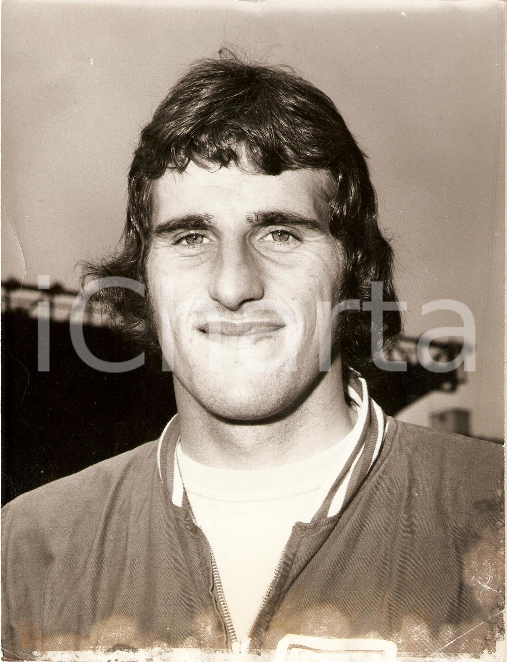 Fotografia d epoca originale 1975 ca INGHILTERRA Calcio Ray CLEMENCE Portiere Ritratto Fotografia DANNEGGIATA 1