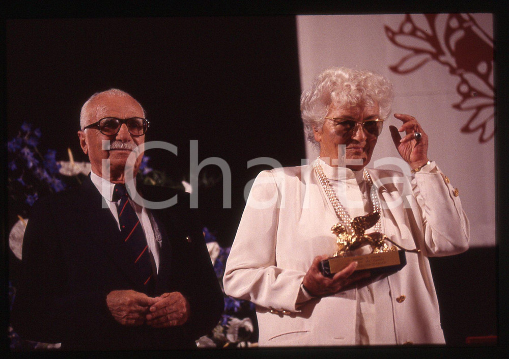 35mm vintage slide* 1994 VENEZIA Suso CECCHI D'AMICO Mario MONICELLI Leone d'oro