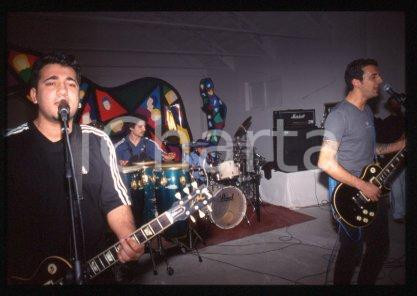 35mm vintage slide* 1994 ITALY Leader of the band TIMORIA Omar PEDRINI (11)