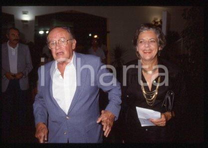 35mm vintage slide*1987 VENEZIA Joseph L.MANKIEWICZ moglie Mostra del Cinema(25)