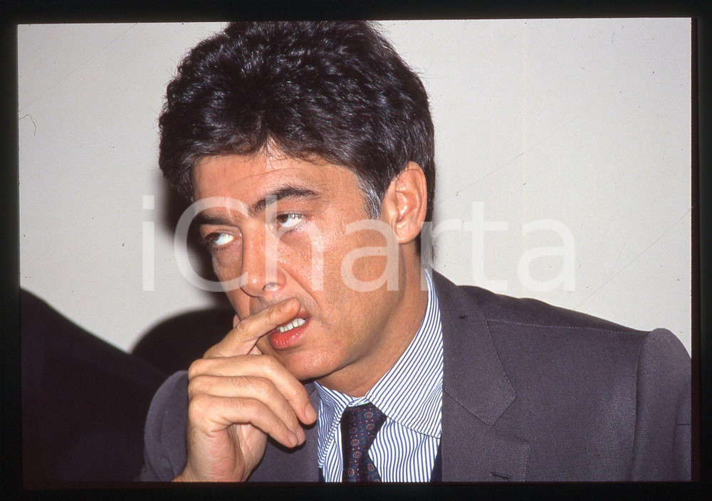 35mm vintage slide* 1991 ca Claudio MARTELLI Conferenza Ministero Giustizia (3)