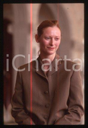 35mm vintage slide* 1992 VENICE Film Festival British actress Tilda SWINTON (65)