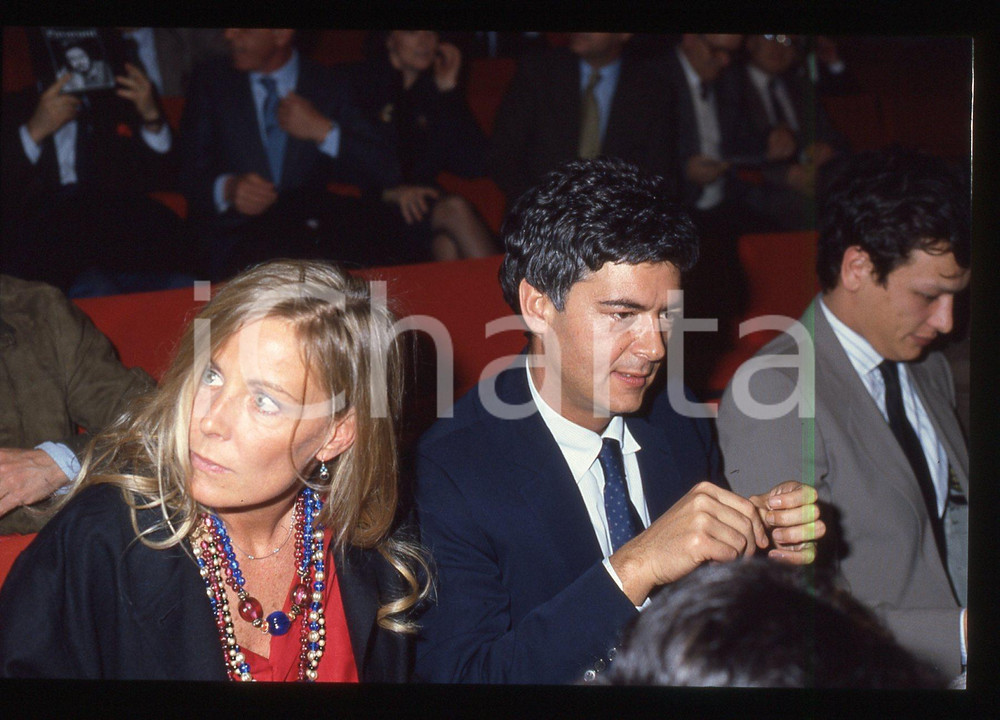 35mm vintage slide* 1987 ca Claudio MARTELLI Ludovica BARASSI (2)