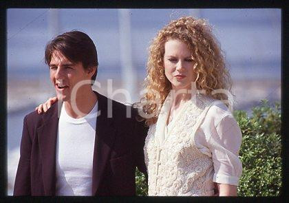 35mm vintage slide* 1992 CANNES Tom CRUISE & Nicole KIDMAN - "FAR AND AWAY" (70)