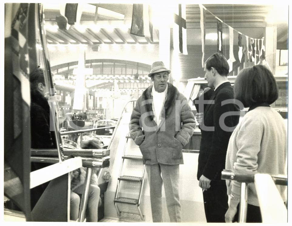 Fotografia d epoca originale 1964 GENOVA SALONE NAUTICO Visita su Yacht PARAGGINA Cantieri navali Chiavari 4 1
