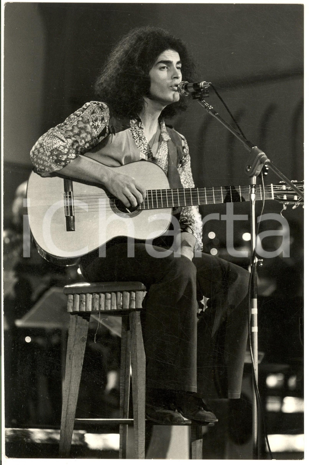1970 VENEZIA Cantante DONATELLO alla 6^ Mostra di Musica Leggera - Foto 20x30 cm