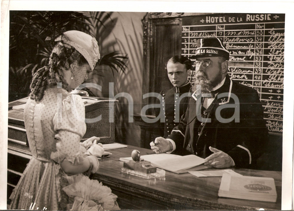 Fotografia d epoca originale 1938 TRACCE SCOMPARSE Congierce dell  HOTEL DE LA RUSSIE Scena del film Foto 1