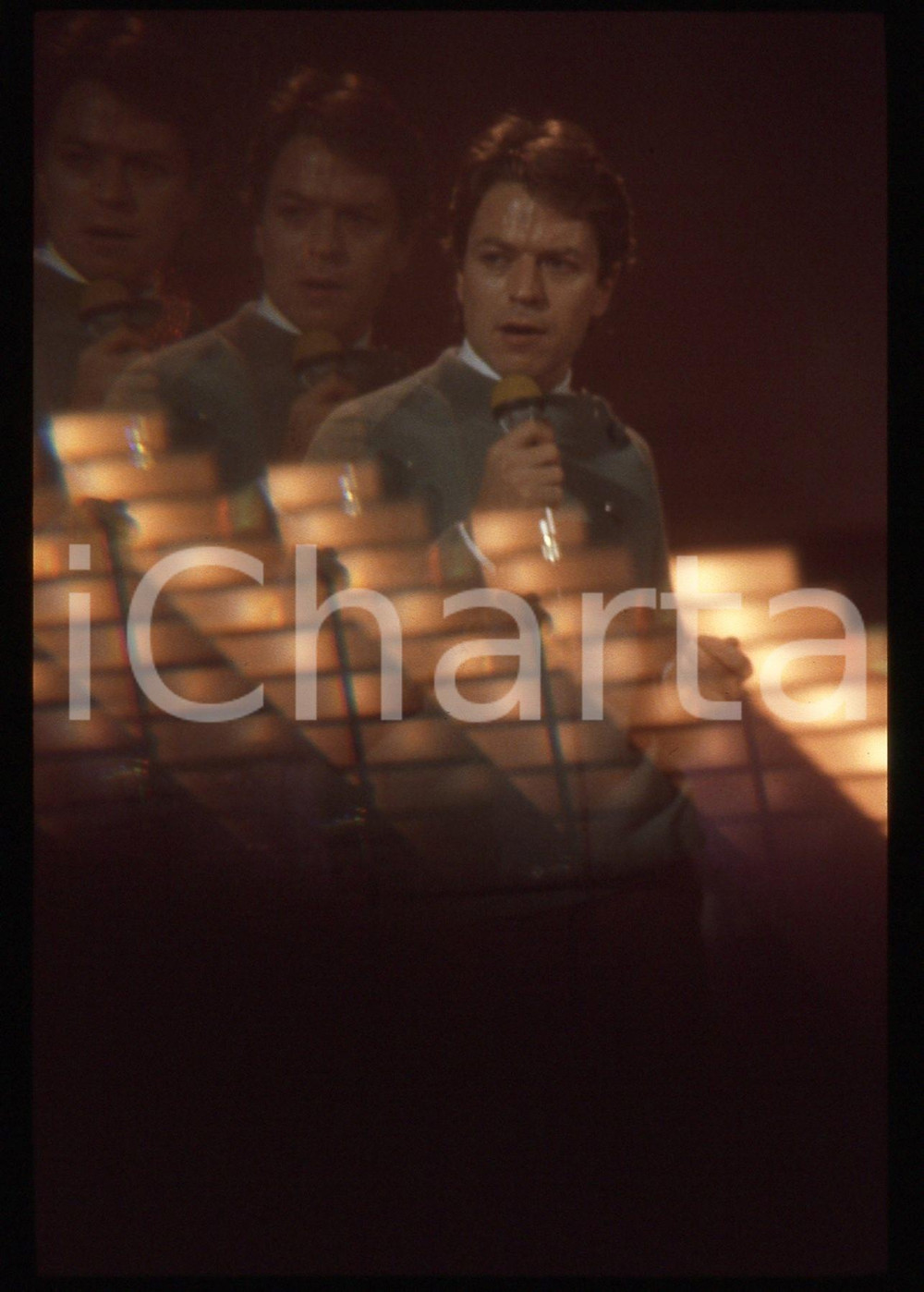 35mm vintage slide* 1981 SANREMO Robert PALMER Diapositiva con effetto ottico 1