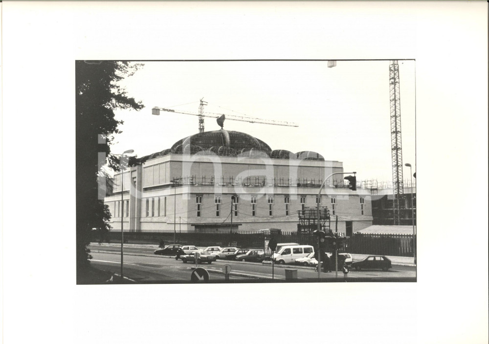 1990 ca ROMA MONTE ANTENNE Veduta della moschea in costruzione - Foto 31x24