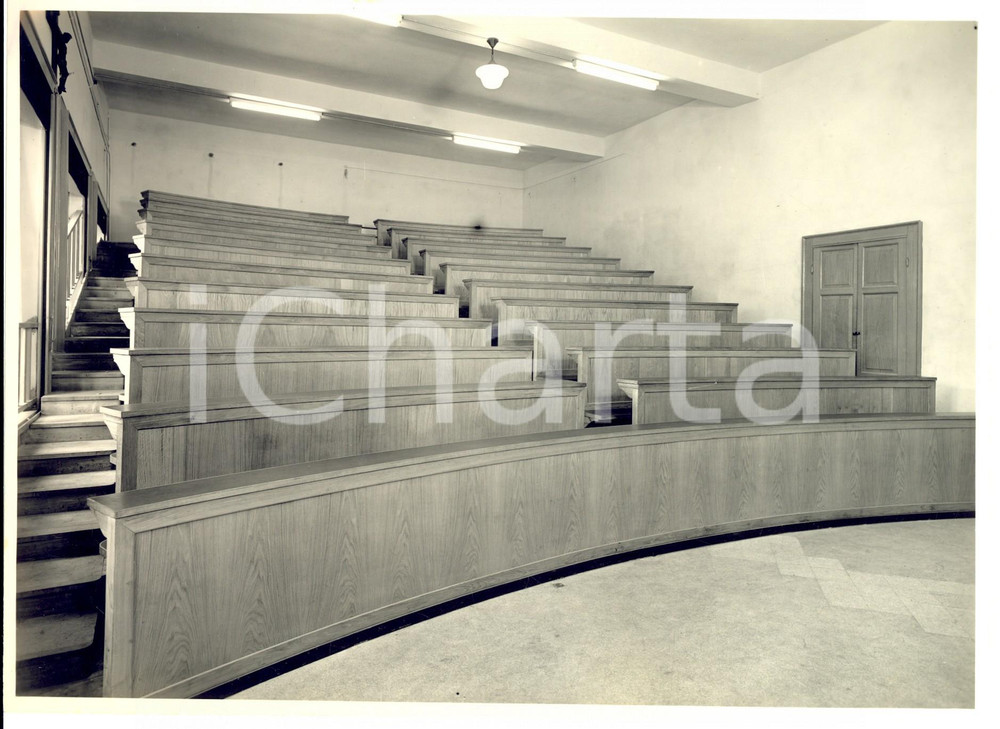 Fotografia d epoca originale 1950 ca Università di PAVIA Aula dell istituto di chimica fisica FOTO ARTISTICA 1