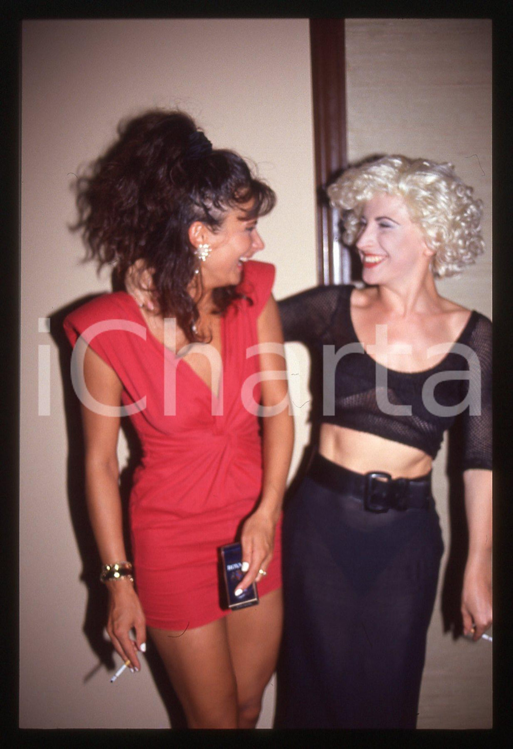 35mm vintage slide* 1990 ca COSTUME - Ivana CERDELLI e Katharina MIROSLAWA (7)