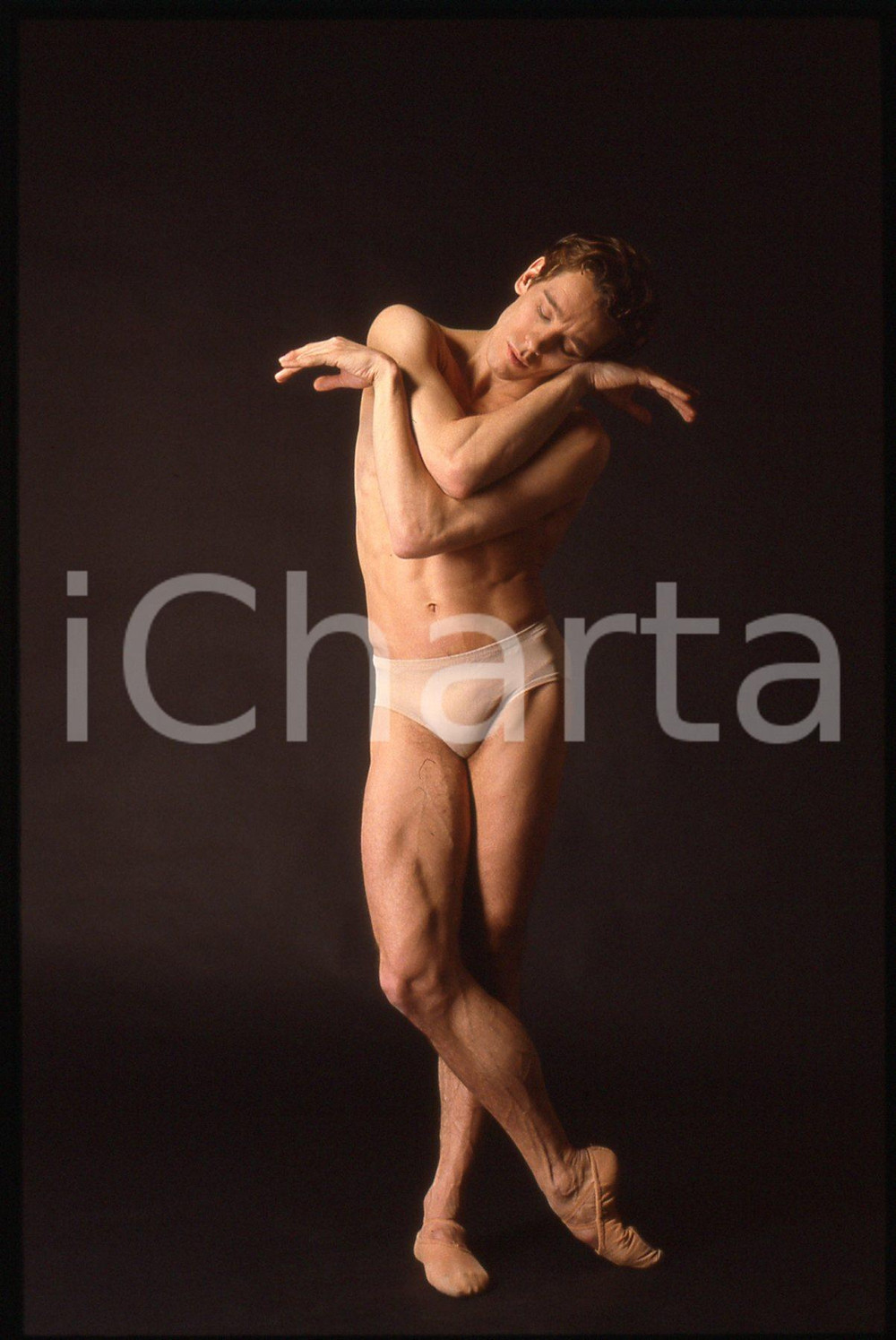 35mm vintage slide* 1985 ca DANZA CLASSICA Marco PIERIN - Ritratto ballerino 5