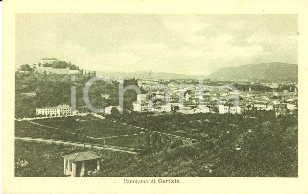 Cartolina originale da collezione 1915 ca GORIZIA Veduta panoramica dell abitato cittadino Cartolina FP NV 1