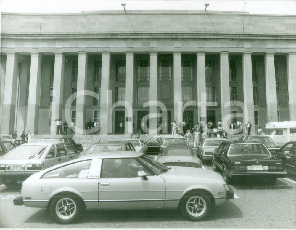 Fotografia d epoca originale 1983 WASHINGTON USA Ingresso del PENTAGONO Ministero della Difesa Fotografia 1