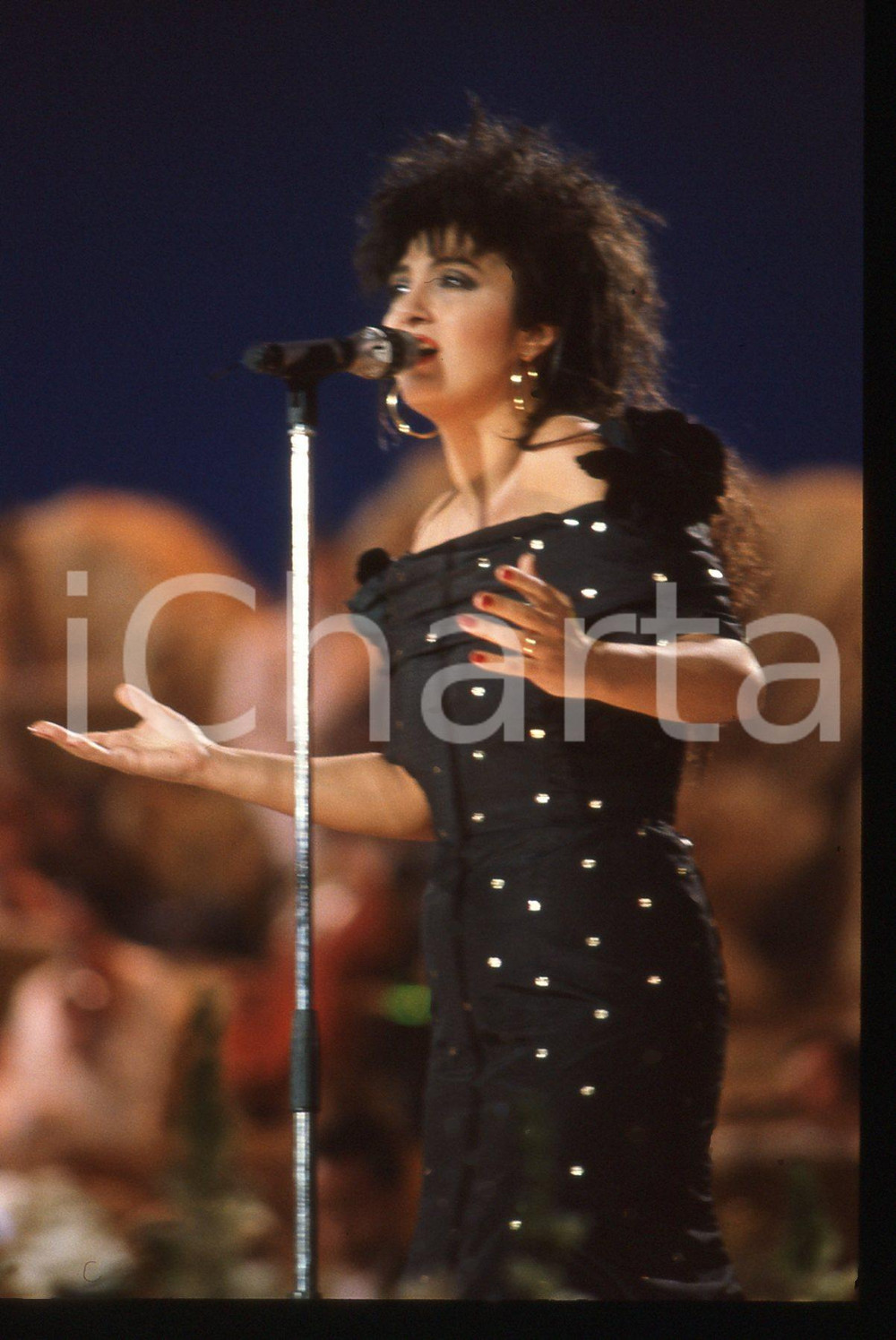 35mm vintage slide* 1990 FESTIVAL DI SANREMO Marcella BELLA Ritratto (8)