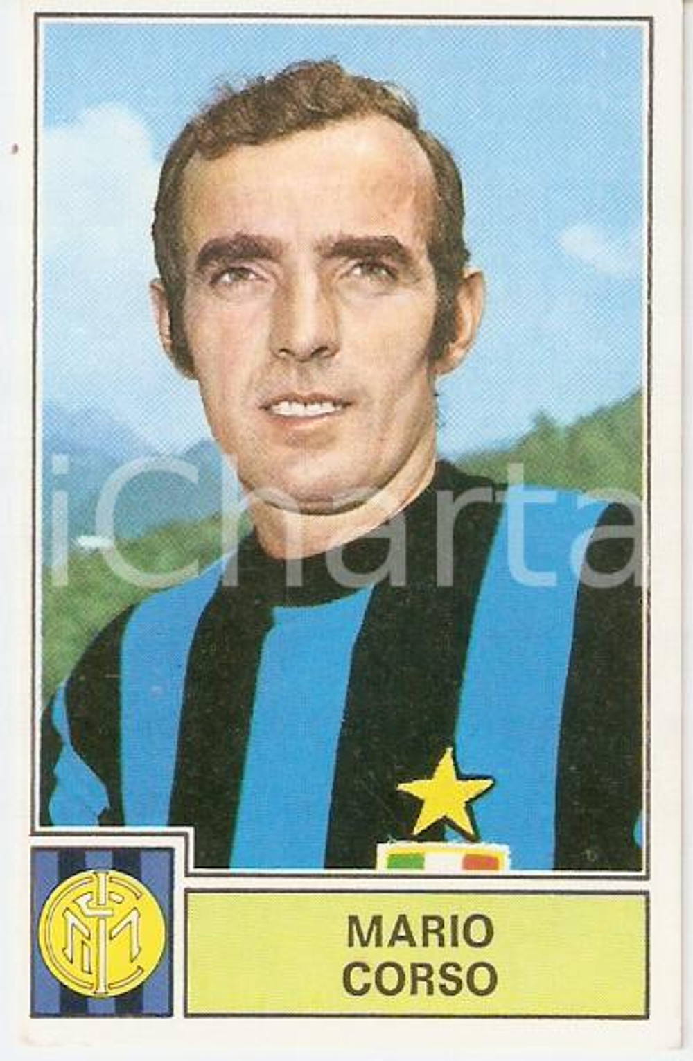 Oggetto da collezione cartaceo PANINI - CALCIATORI 1971 - 1972 Figurina Mario CORSO Serie A INTER 1