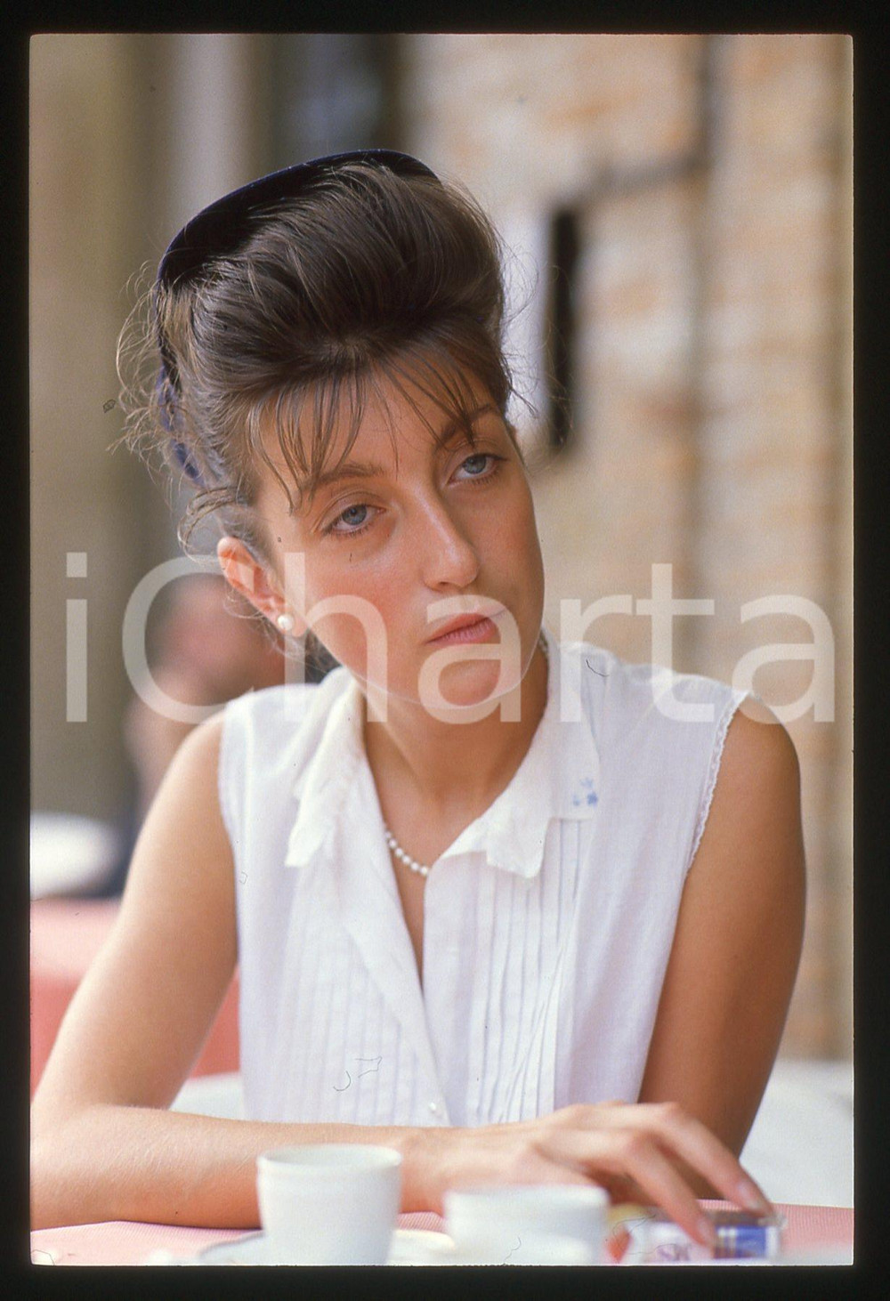 35mm vintage slide* 1984 FESTIVAL VENEZIA Pascale OGIER Ritratto dell'attrice 31