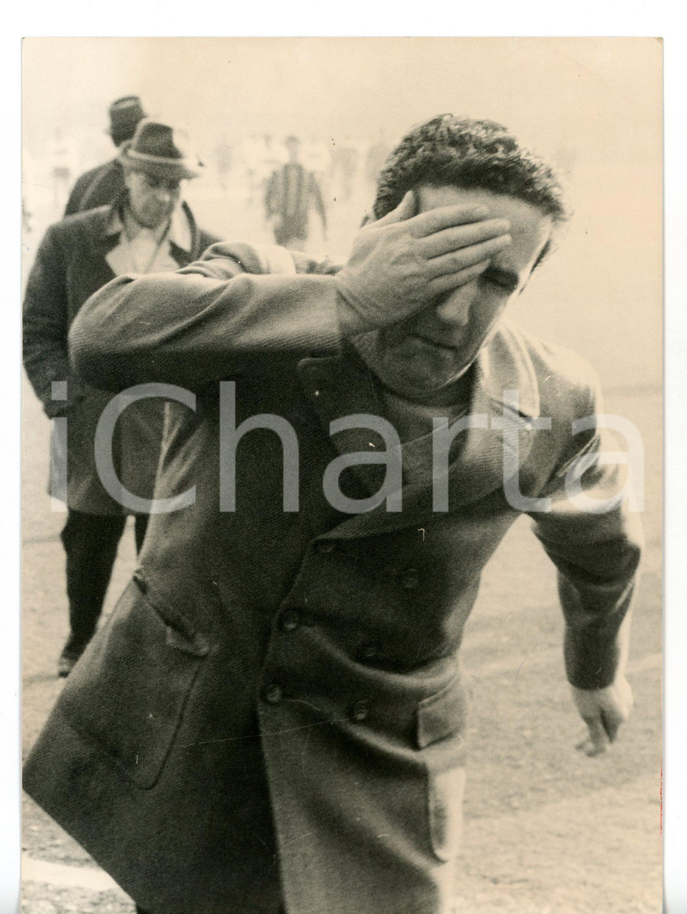 1968 MILANO CALCIO Helenio HERRERA imita Miguel Ángel LONGO *Foto 13x18 cm