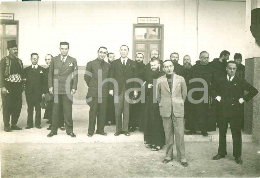 Fotografia d epoca originale 1933 TRIPOLI LIBANO Docenti Scuola Italiana Carmelitana Fotografia 1