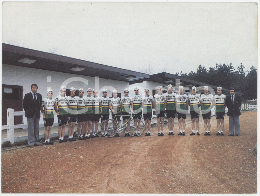 1980 BELGIO - CICLISMO Miniflat - Vermeer Thijs - Galli *Foto seriale 18x13 cm Fotografia seriale d'epoca. FAIR/discreto Lievi smussature agli angoli Formato: 18x13 originale e autentica 1