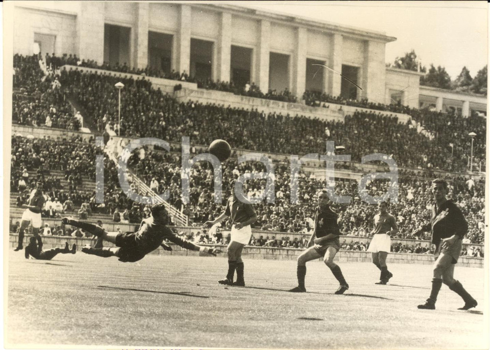 1957 CALCIO LISBONA Qualificazioni Mondiali - Portogallo-Italia 3-0 *Foto 18x13