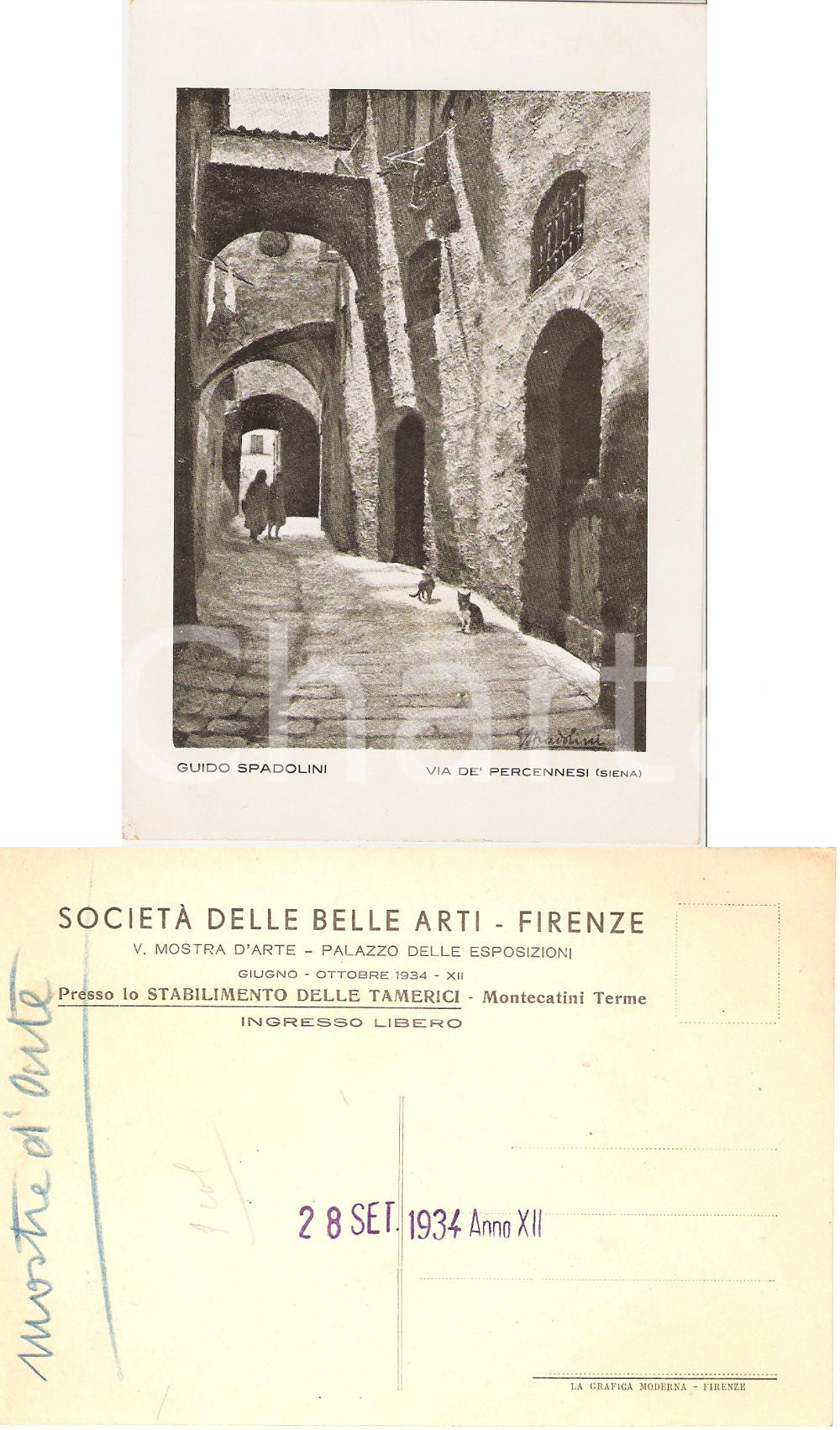 Fotografia d epoca originale 1934 MONTECATINI TERME PT Guido SPADOLINI Via DE  PERCENNESI Fotografia coeva 1