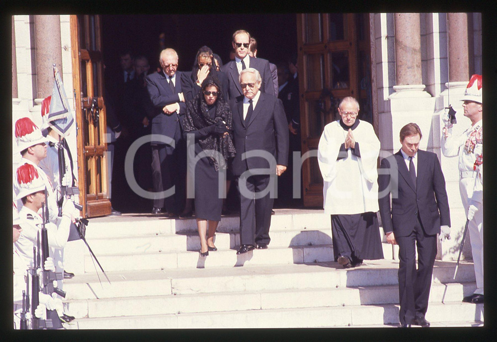 35mm vintage slide* 1990 PRINCIPATO DI MONACO Ranieri e Carolina DI MONACO (15)