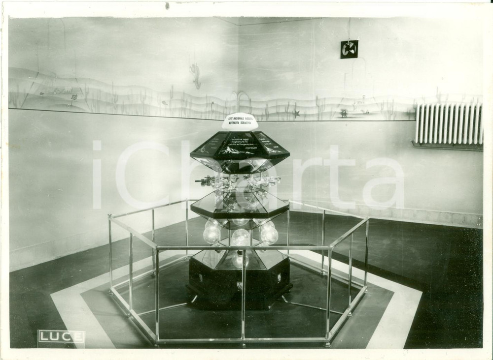 1936 ROMA Inaugurazione nuovo Centro Terapeutico Mutualità scolastica FOTOGRAFIA