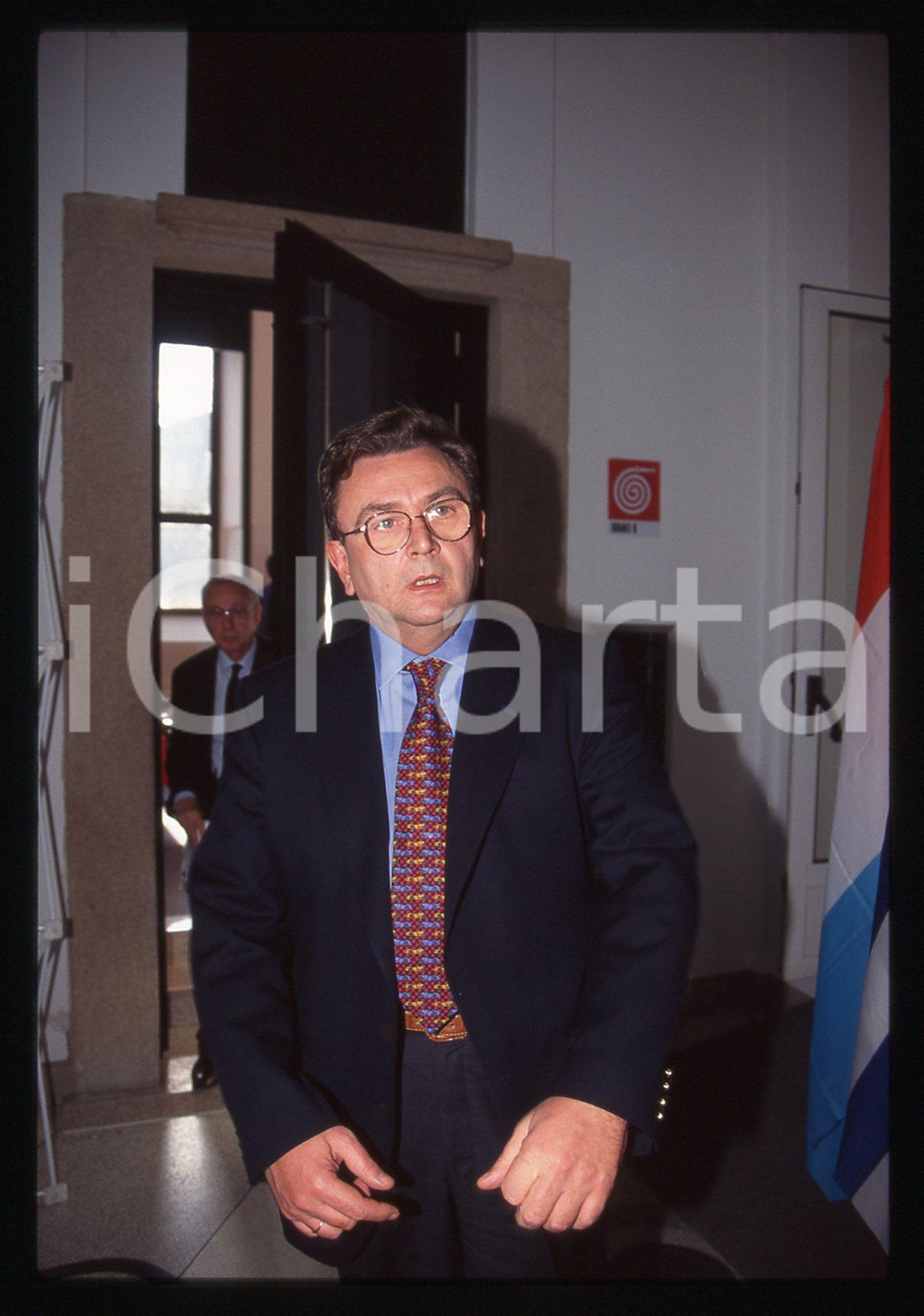 35mm vintage slide* 1990 ca MILANO Pino COVA alla Fondazione Stelline - PSI (6)