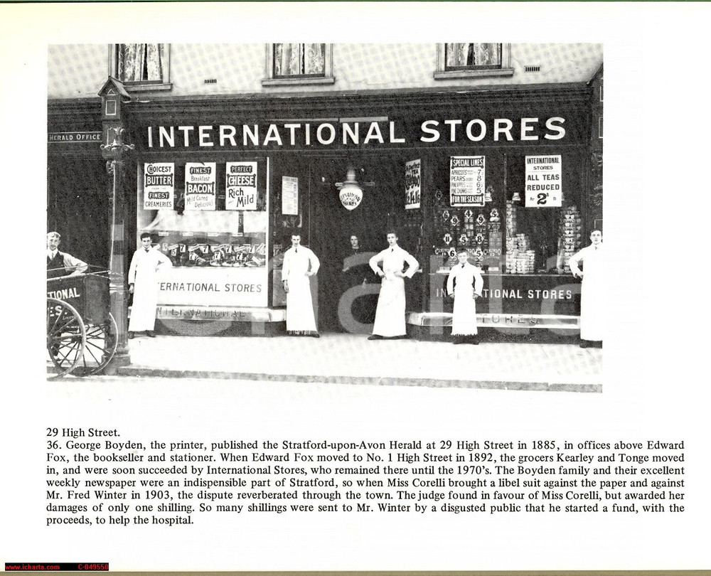 Libro, pubblicazione d'epoca 1983 STRATFORD-UPON-AVON in old pictures postcards v. 1 1
