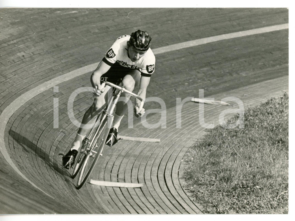 1967 CICLISMO - MILANO VIGORELLI Ferdinand BRACKE in allenamento *Foto 18x13 cm