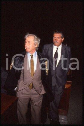 35mm vintage slide* 1990 ca ITALY Giuseppe FARINA & lawyer Vittorio D'AIELLO 36