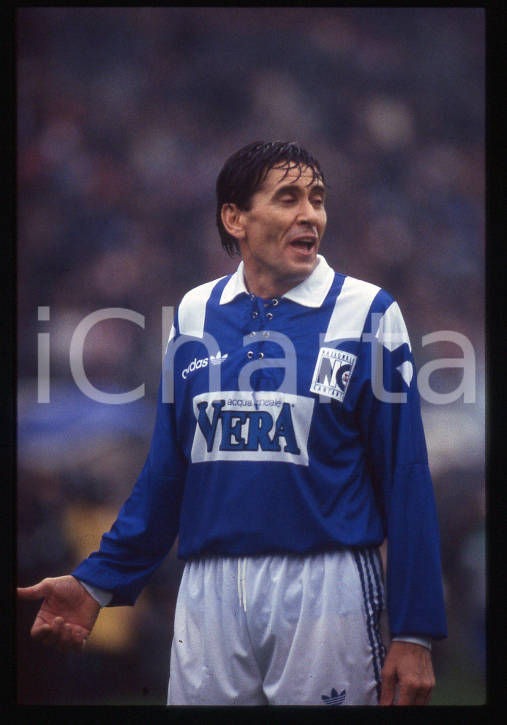 35mm vintage slide* 1990 ca ITALIA CALCIO - Gianni MORANDI Nazionale CANTANTI