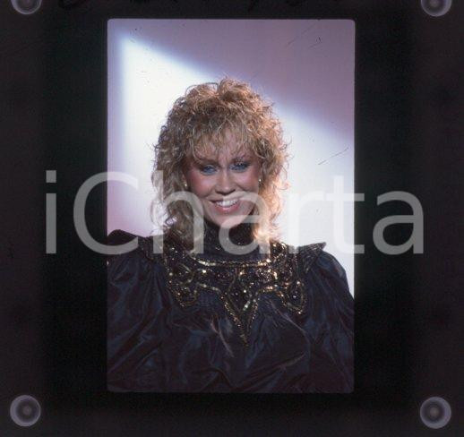 35mm vintage slide* 1983 ca ABBA Swedish singer Agnetha FALTSKOGN Portrait (14)