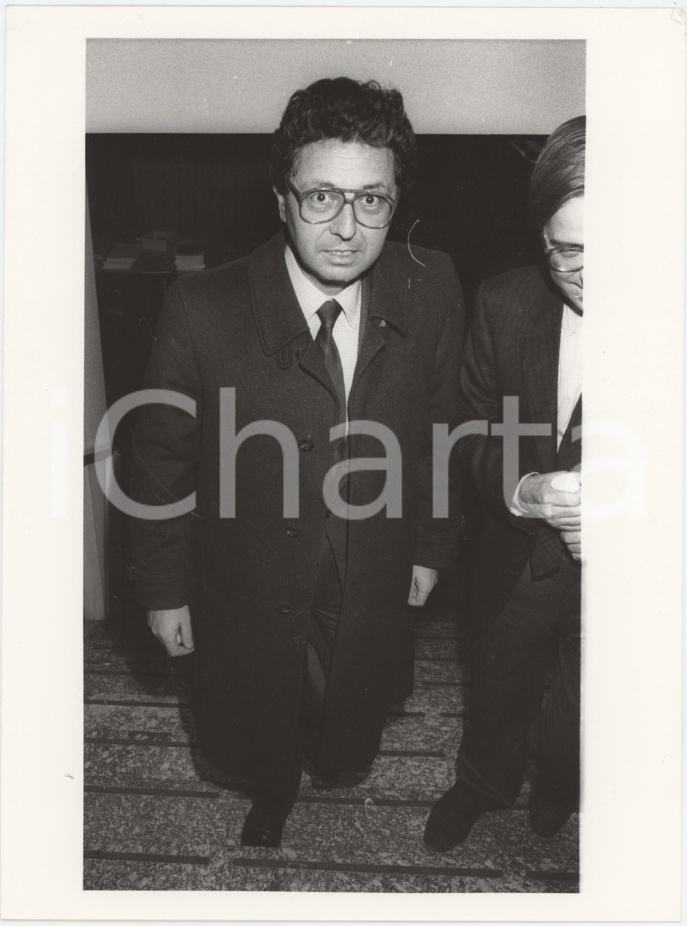 Fotografia d epoca originale 1985 ca DEMOCRAZIA CRISTIANA Roberto MAZZOTTA Politico DC Foto 18x24 cm 1
