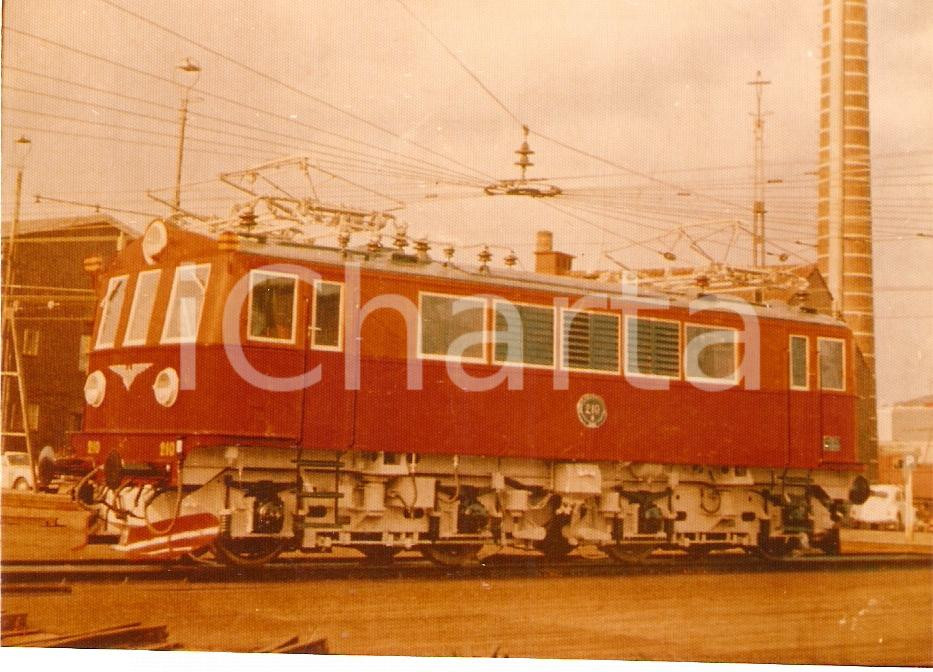 Fotografia d epoca originale 1970 ca SWEDEN Statens jÃ¤rnvÃ¤gar SJ Locomotiva 210 Fotografia 1